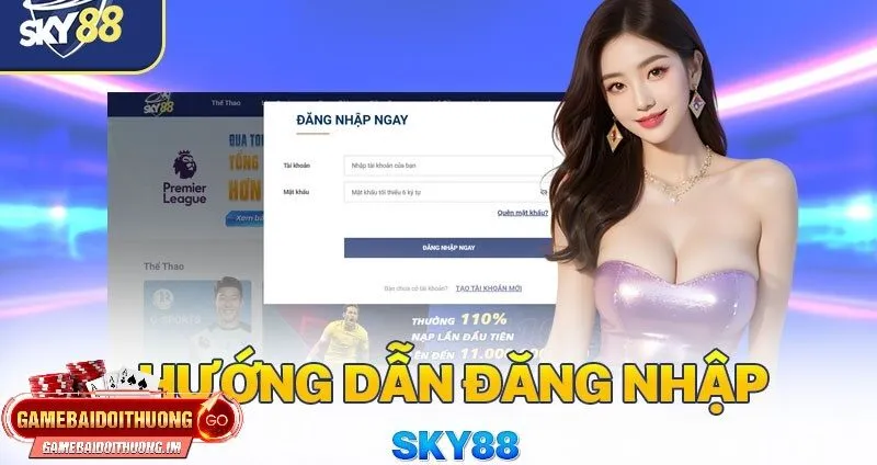 Hướng dẫn đăng nhập Sky88 trên website