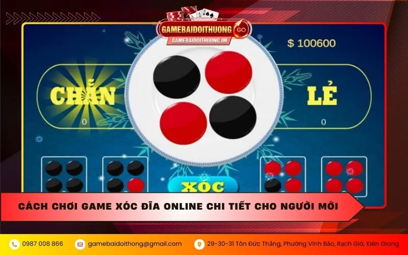 Cách chơi game xóc đĩa online chi tiết cho người mới