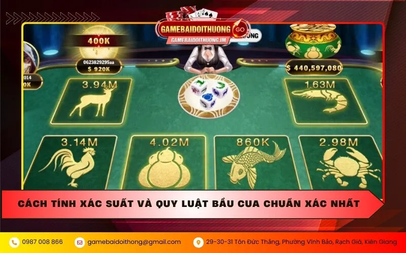Cách tính xác suất và quy luật bầu cua chuẩn xác nhất